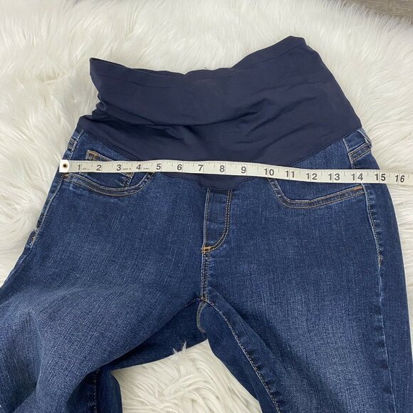 GAP Maternity Womens 2 Easy Leggings Full Over Belly Panel Jeggings Stretch - Picture 6 of 7